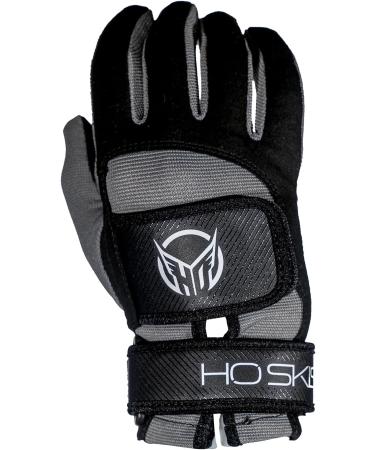 HO Sports Unisex Pro Grip Waterski Gloves - Black and Grey - X-Small