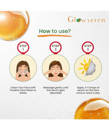 20% Vitamin C Face Serum For skin brightening | Boost to Increase Skin Glow Instantly & Reduces Dark Spots | Boost Collagen & Elastin for Anti-Aging Skin Repair | Suitable for All Skin 30ML - Buy Online on GoSupps.com