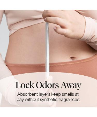 Cora Ultra Thin Organic Bladder Liners - 144 Long Liners, 72 Count (Pack of 2) | For Women | Incontinence & Postpartum Pads | Breathable Cotton - Buy Online on GoSupps.com