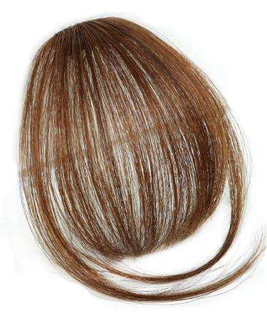 Glamza Clip In Fringe - Light Brown with Sideburns | Front Hairpiece Topper for Women - Buy Online on GoSupps.com