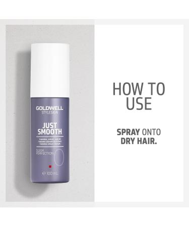Goldwell StyleSign Just Smooth Sleek Perfection Thermal Spray Serum 100ml - Ultimate Heat Protection - Buy Online on GoSupps.com