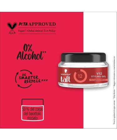 Buy Taft V12 Power Gel 250ml - Italian Import | Fast International Shipping - Buy Online on GoSupps.com
