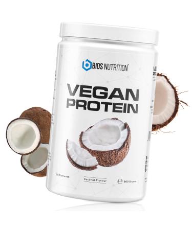 Vegan Protein COCONUT 900g - Vegan Protein Powder - Naturally Delicious Flavor - Lactose & Soy-Free Vegetable Protein - BIOS