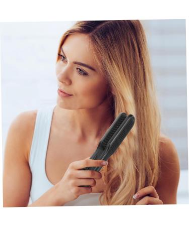 CANIGHT Hair Straightener Clamp Brush - Dual Sided Hair Styling Tool for Cutting Dyeing & Pressing | Perfect for Bangs & Highlights | International Shipping Available - Buy Online on GoSupps.com
