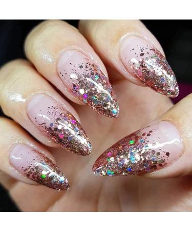 12 Pieces Glitter Sequin Chunky Nail & Face Glitter - Makeup for Festivals & Parties - Buy Online on GoSupps.com
