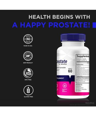 NutraRize (2 Pack) EZ Prostate Capsules All-Natural Formula to Maintain Prostate Health Premium E Z Prostate Support Pills Official EZProstate Pastillas Review (120 Capsules) - Buy Online on GoSupps.com