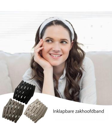 Lesunbak Retractable Pocket Headband | Anti-Slip Retractable Multifunctional Hairband | Portable Hair Decor for Facial Clean Makeup - Buy Online on GoSupps.com