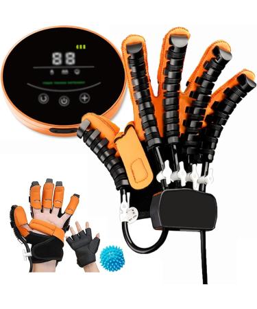 DZKJ Finger Rehabilitation Trainer Robot Gloves for Relieve Wrist and Thumb Pain Robotic Gloves for Stroke Rehab Relieve Hand Stiffness for Long Term Relief Finger Cramps Right L