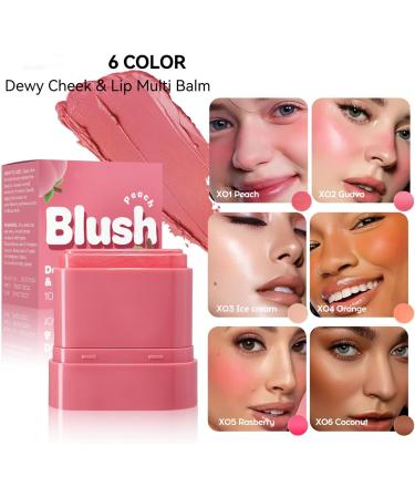OneNyx Liquid Blush & Rouge Stick Rare Beauty Inspired 3in1 Creamy Blush for Cheeks Lips and Eyes Long Lasting Waterproof Skin Ink Korean Makeup 6 33 g 6 24 g 1er Pack - Buy Online on GoSupps.com