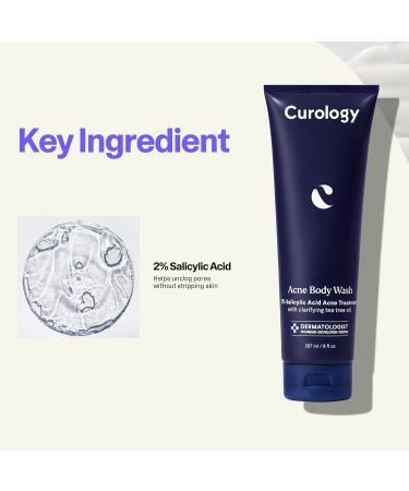 Curology Acne Body Wash - 2% Salicylic Acid Treatment for Bacne - 9 fl oz - International Shipping Available - Buy Online on GoSupps.com