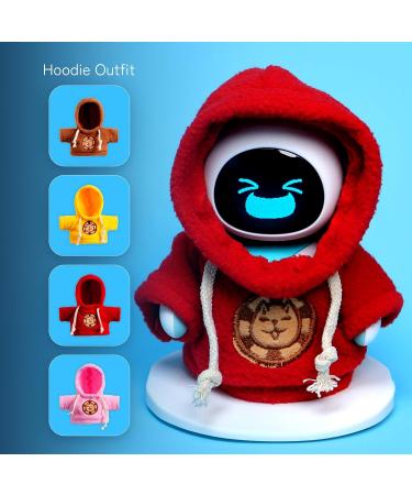 Change & Hooded Sweater Outfit Set for Eilik | 4-Color Furry Hoodie & 4 Stylish Pet Walls - Perfect for Eilik & More - Buy Online on GoSupps.com