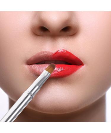 FRCOLOR Portable Lipstick Applicator - 4pcs Double Ended Lip Brush - Aluminum Alloy Beauty Tools for Perfect Lip Mask & Makeup - Buy Online on GoSupps.com