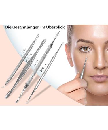 Premium Stainless Steel Comedone Squeezer Set - Effective Blackhead Remover for Clear Skin | International Shipping - Buy Online on GoSupps.com