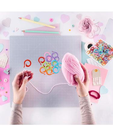200 Colorful Knitting Crochet Markers - DIY Stitch Marker Rings for Handmade Crafts - Buy Online on GoSupps.com