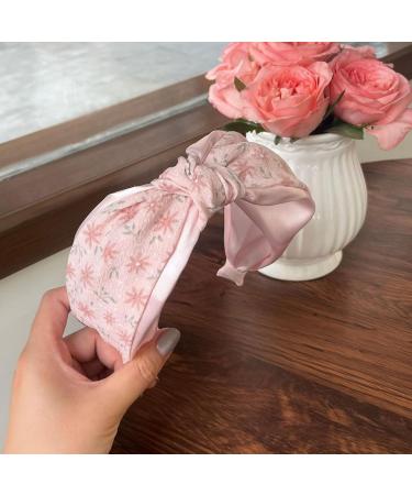 amangul Headband For Women Knotted Knot Headband Padded Headband Wide Headband Pleat Headband Rose Headband(Flower Glossy) - Buy Online on GoSupps.com