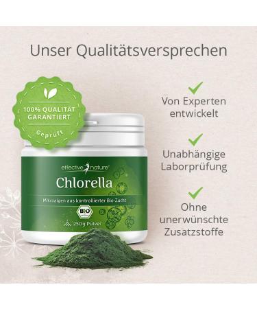 Organic Chlorella Powder 250g - 100% Pure & Organic - No Additives - Sustained Energy for 30 Days - International Shipping Available - Buy Online on GoSupps.com