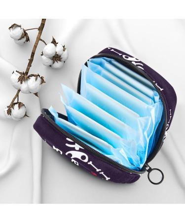 Muoooum Halloween Skull Love Eye Ladies Bandage Storage Bag | Portable Period Bag for Women & Teens | Menstrual Cup Pocket & Breastfeeding Pad Holder - Color 9 - Buy Online on GoSupps.com