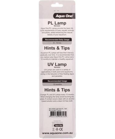 Aqua One PL 11 Watt Sunlight/Tropical Bulb - Buy Online on GoSupps.com