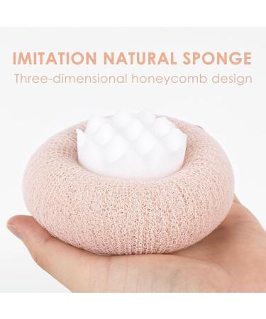 Super Soft Sunflower Suction Cup Bath Ball - Exfoliating Loofah Sponge for Men & Women - 4 Pack | Best Shower Cleaning Brush - Buy Online on GoSupps.com