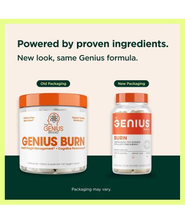 Genius Fat Burner - 60 Capsules for Men & Women | Optimize Weight Loss & Boost Energy - Buy Online on GoSupps.com