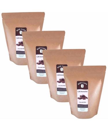 HOP CAFE Pack of 72 Soft Chocolate Flavored Coffee Pods for Senseo