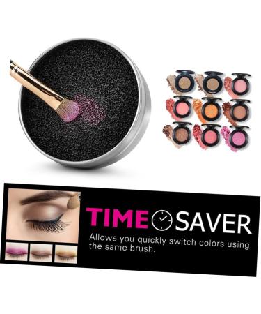 FRCOLOR 8 Sets Makeup Sponge Tools Color Cleaner Blush Color Removal Color Removal Cleaner Quick Cleaner Sponge Eye Shadow Brush Scrubber Sticker Activated Carbon Sponge Makeup Brush - Buy Online on GoSupps.com