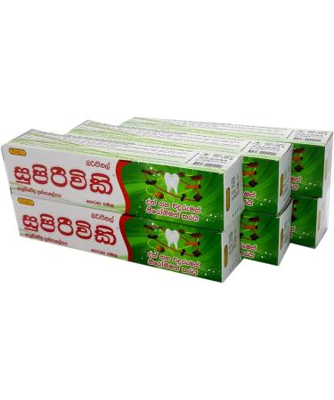 Buy 6 x Supirivicky Ayurvedic Toothpaste (75ml) - Fluoride Free for Healthy Teeth | International Shipping Available - Buy Online on GoSupps.com