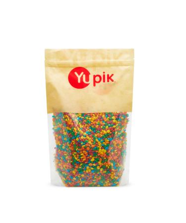 Yupik Mini Pebble Gums 1 kg Gluten-Free Multicolored Rectangular Gum Pieces Fruity Flavor Candy Machine Refills Fun & Nostalgic Delicious Snacks Ideal for Gifting Halloween & Holidays 1 kg (Pack of 1)