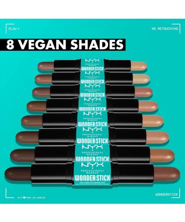 NYX Highlight & Contour Stick Deep 07 - Vegan Wonder Stick for Brightening and Shaping - Buy Online on GoSupps.com