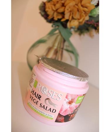 Natural revitalizing mask with rose extract and cocoa butter 500ml - Buy Online on GoSupps.com