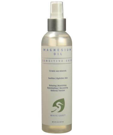 White Egret Topical Magnesium Spray Sensitive Skin 8 Fluid Ounce