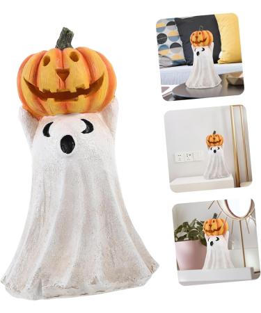 ifundom Halloween Pumpkin Resin Ornaments Sculpture Outdoor - Buy Online on GoSupps.com