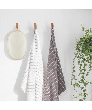 Exfoliating Loofah Sponge Pads - 3 Pcs Natural Body & Facial Scrubber for Men & Women | Deep Cleaning Soft Luffa for Dry Skin | International Shipping Available - Buy Online on GoSupps.com