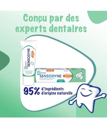 Sensodyne Proamel Kids Toothpaste 0-6 Years - Strengthens Enamel Prevents Cavities Mint Flavor 75ml - International Shipping Available - Buy Online on GoSupps.com