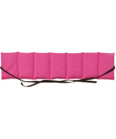 Buy 7-Chamber Grain Pillow with Band - 65x15 Heat Therapy in Pink | Wheat Fill for Comfort - Buy Online on GoSupps.com