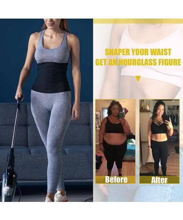 SDKSEOM Sweat Waist Trimmer Sauna Belt for Women - Plus Size Small-Medium - Upgrade Blue for Belly Fat Loss - Buy Online on GoSupps.com