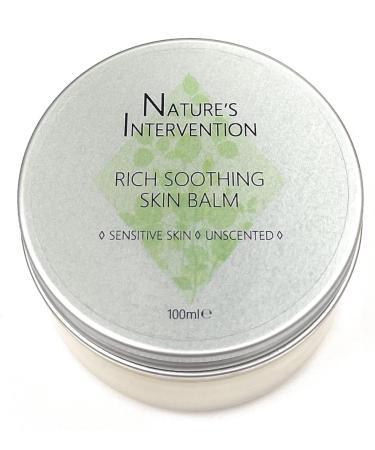 100% naturally rich calming skin balm - Shea + cocoa butter & beeswax - from Nature's Intervention.Protects the skin barrier donates moisture soothed repaired.