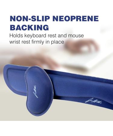 Doctor Developed Ergonomic Wrist Rest - Blue | Perfect for Mouse & Keyboard Use | Enhance Wrist Health & Posture | Dr Arthritis - Buy Online on GoSupps.com