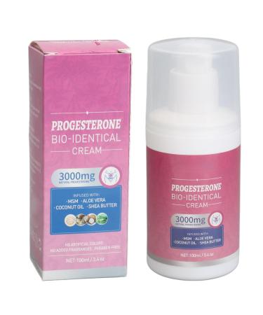 Progestin cream for women-relief for menopause hormone balance hot flashes and mood swings-organic safe and effective-herbal extracts MSM