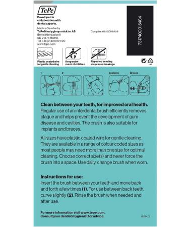 TePe Interdental Brushes Original 1.3 mm Pack of 24 (3 x 8 pcs) | Fast International Shipping - Buy Online on GoSupps.com