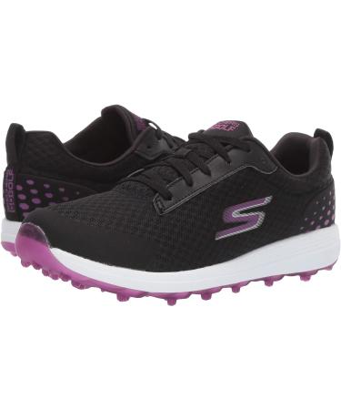 Skechers Go Golf Women's Max Golf Shoe - Size 7, Black/Purple Mesh - Buy Online on GoSupps.com