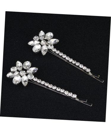 Angoily 6 Pairs Bridal Rhinestone Barrette Highlights Hair Dye Kit Bridal Hair Clip Rhinestones Bobby Pin Hair Accessories for Bride Flower Headpiece Miss The Flowers Zinc Alloy Hair up - Buy Online on GoSupps.com