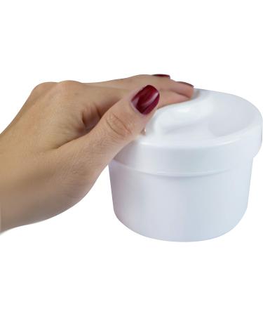 Medi-Inn Denture Cup - Tooth Container & Braces Box with Sieve & Screw Lid | White (1 Piece) - International Shipping Available - Buy Online on GoSupps.com