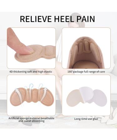 Shop Heel Pads & Grips for Perfect Shoe Fit | Comfort for Women s Shoes That Are Too Big - 4 Pairs - Buy Online on GoSupps.com