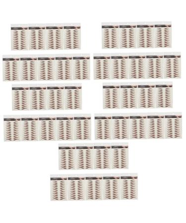 FOMIYES 45 sheets Transfers Eyebrow Hairlike Temporary Eyebrows Transfer Artificial Shaping False Sticker