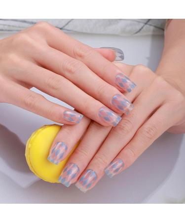 JMEOWIO Diamond Gel Nail Foils - Self-Adhesive Blue Nail Stickers for Stunning Nail Designs | International Shipping Available - Buy Online on GoSupps.com