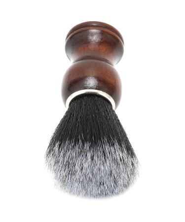 Premium Shaving Brush - Wooden Handle Barber Brush for Beard & Hair - Perfect for Salon and Home Use - International Shipping Available - Buy Online on GoSupps.com