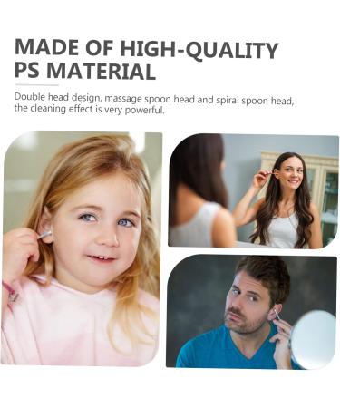 WRITWAA Dual-Head Spiral Ear Wax Remover Tool 4-Piece Ear Cleaning Set for Home Use Random Color - Buy Online on GoSupps.com