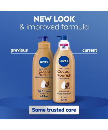 NIVEA Cococa butter lotion corporelle 625 ml - Buy Online on GoSupps.com