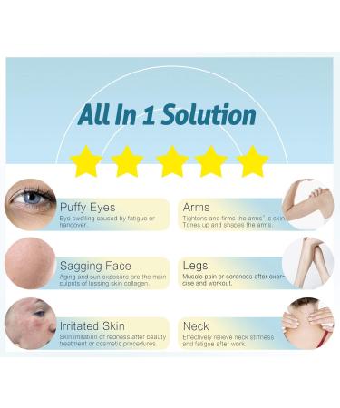 ESARORA Ice Roller for Face & Eye - Puffiness, Migraine, Pain Relief - Skin Care Product (Blue) - Buy Online on GoSupps.com
